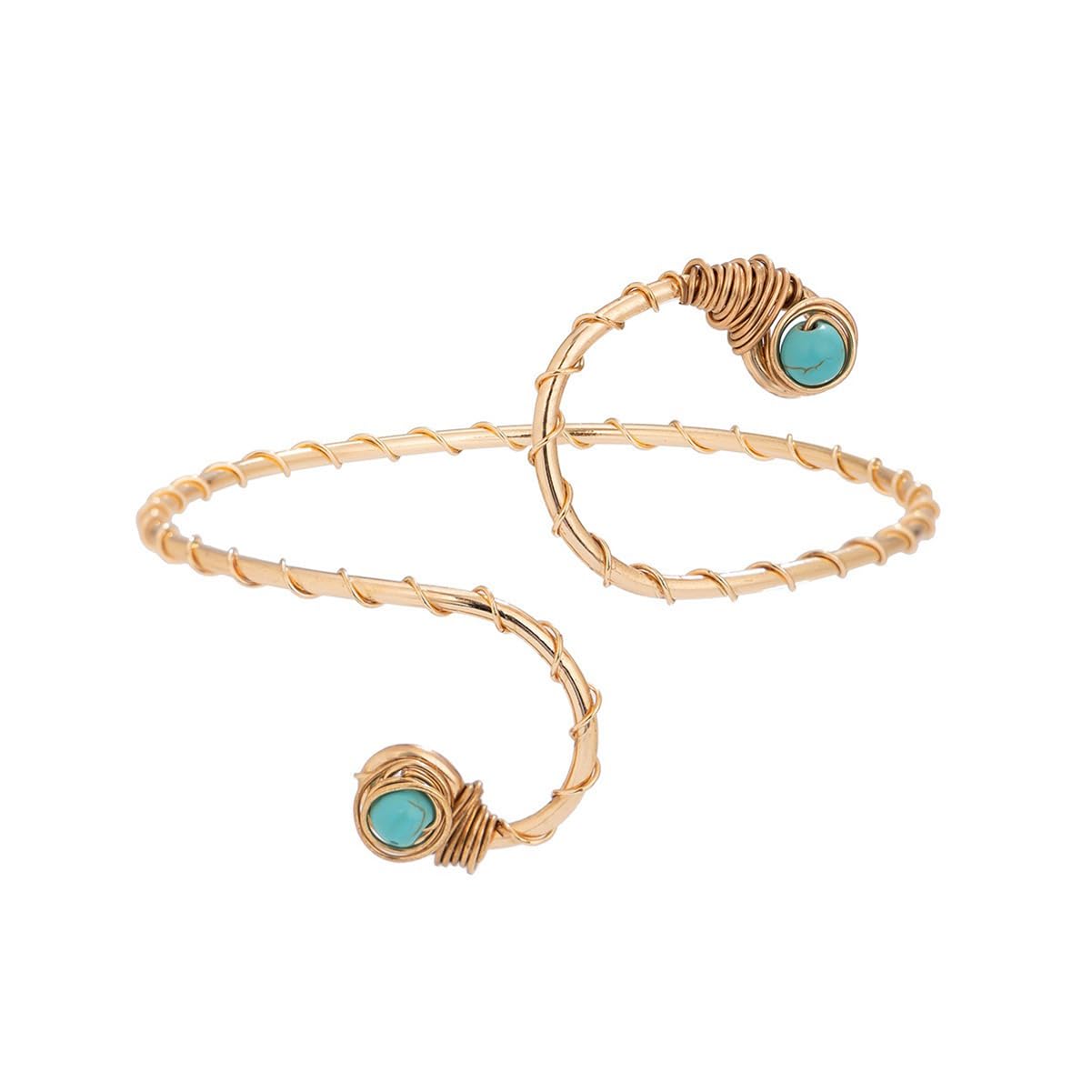 Gold Plated Stylish Kada Bajuband Bracelet Armlet for Women and Girls (16846b)