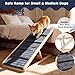 Adjustable Wooden Dog Ramp for Small & Medium Dogs, 39.4