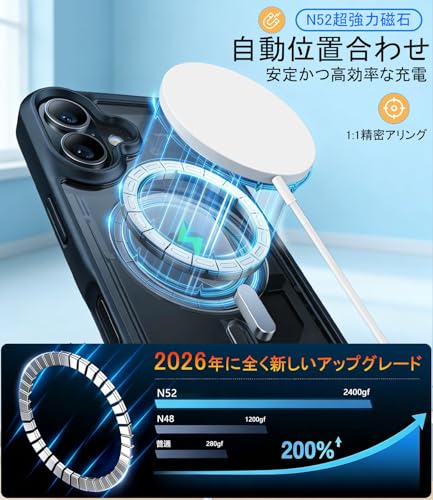 ワイヤレス充電器 マグネット式 Phone17/16/15/14/13/12シリーズに対応 マグセーフ 急速 超薄型 無線充電器 超軽量 15W急速 強力吸着 置くだけ充電 デュアルUSB-A/C入力ポート 1m付き 白