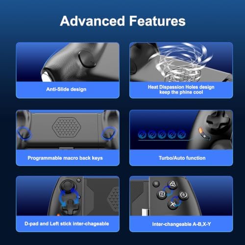 DongKIRNX Phone controller for Android and iPhone15+ (USB-C) Plug & Play — view 7