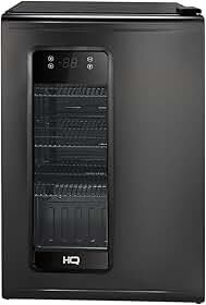 Cervejeira Expositor Vertical HQ 100 Litros Frost Free Inox Titanium HQ-100CEVPVFFI (127V)