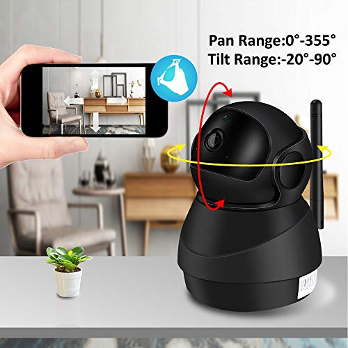 Caméra sans fil pour éviter les intrusions surveillance WiFi maison 1080P nuit et jour