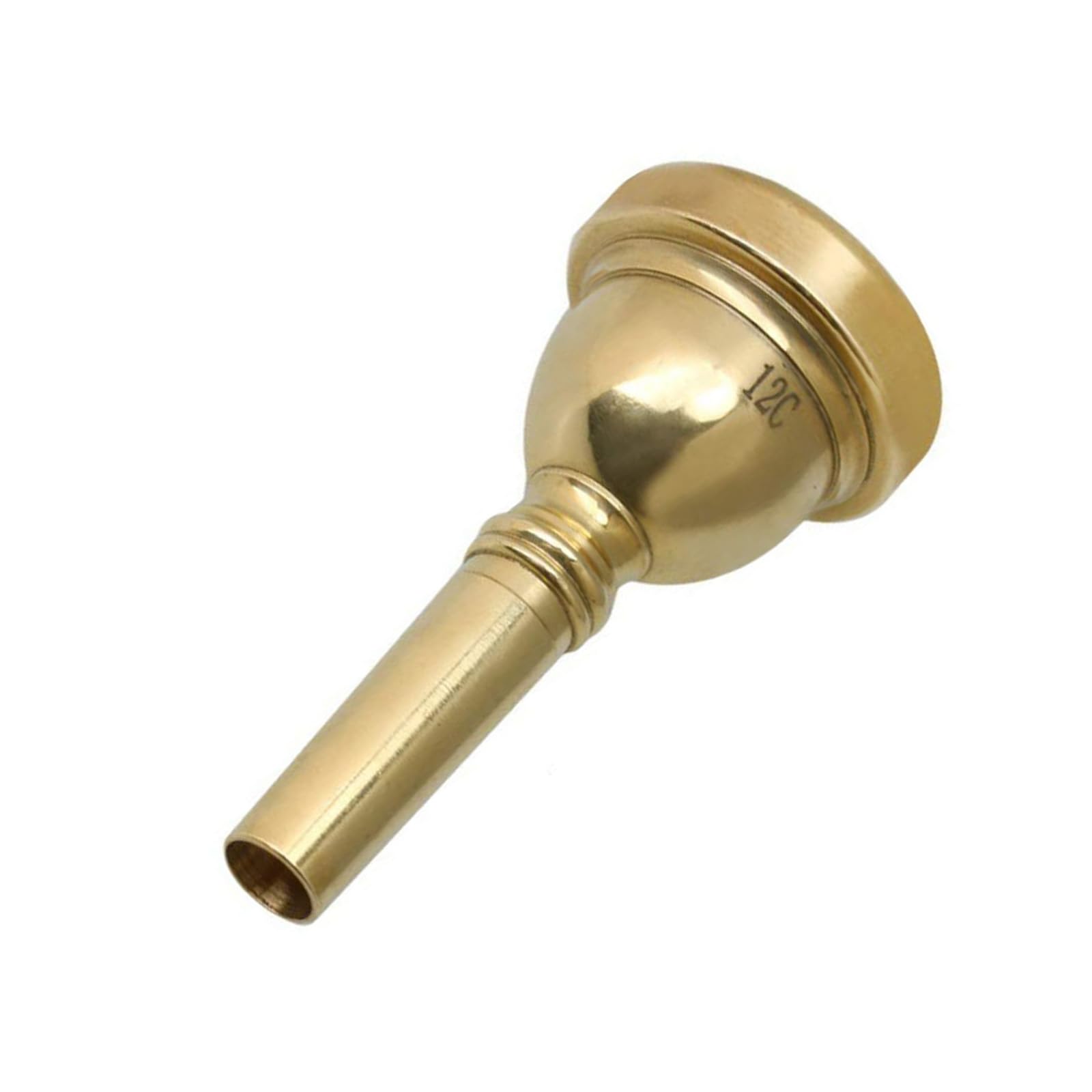 Tsophreniq 12C Altos Trombone Mouthpiece Copper Alloy Small Shank Trumpet for Students, Beginner and Professionals Copper Alloy Small Shank
