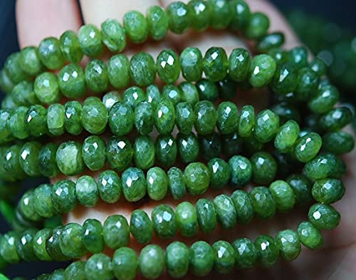 Perles Vessonite facettées 8-9mm pour remplacer les gemmes ternes de vos anciens bijoux