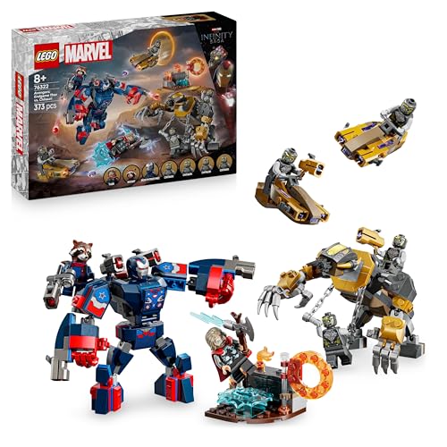 LEGO ǀ Marvel Thor de Vengadores: Endgame vs. Chitauri - Juguete de...