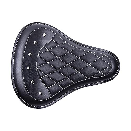 DREAMIZER Motorcycle Solo Seat Driver Springer Cushion Universal Compatible with Harley Sportster Chopper Bobber Cafe Racer by DREAMIZER - Image 8