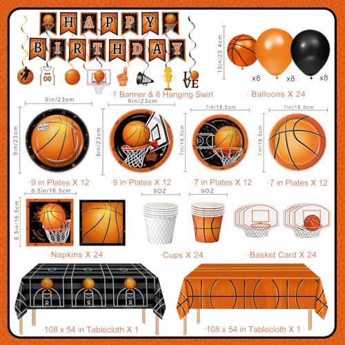 Basketball Birthday Party Decorations