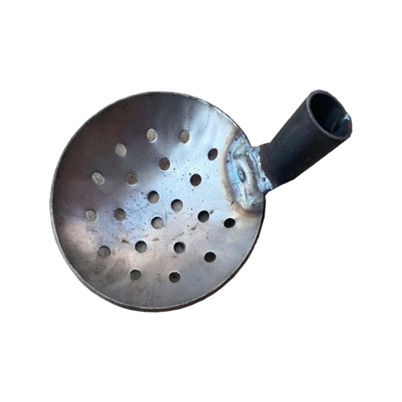 KESOTO Herramienta de Limpieza para Tanque séptico, Cuchara de Agua, Cuchara para Barro, cucharón de jardín Resistente para pozos de Aguas residuales, 17cm Acero