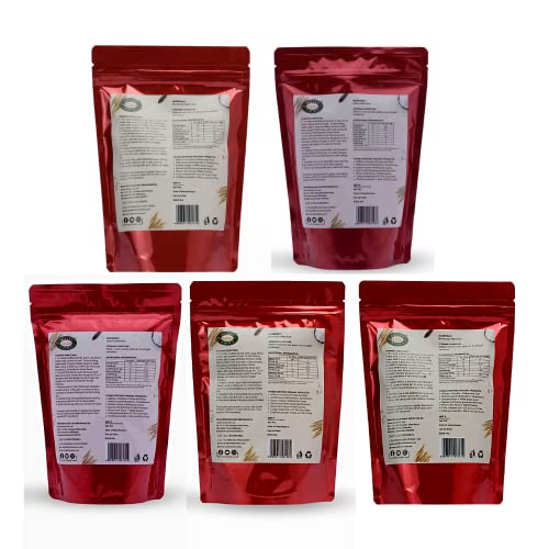 Image of Millet Amma Millet Grain Flour Combo, CERTIFIED ORGANIC Millet Pack of 5-5Kg, Positive Millets Due to its Balanced Nutritional Profile - Kodo, Foxtail, Browntop, Little, Barnyard.