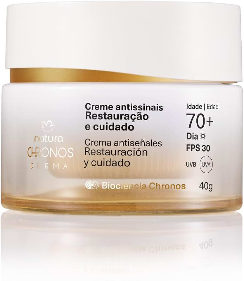 Creme Antissinais Restauração e Cuidado 70+ Dia Chronos Derma 40 g