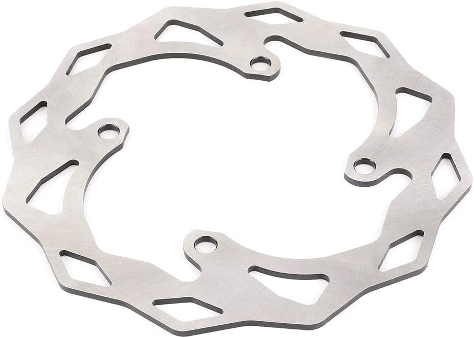 Qiilu Rear Brake Disc, Aluminum Alloy Rear Brake Disc Rotor Fit for Kawasaki KX125 KX250 KLX450R KX450F