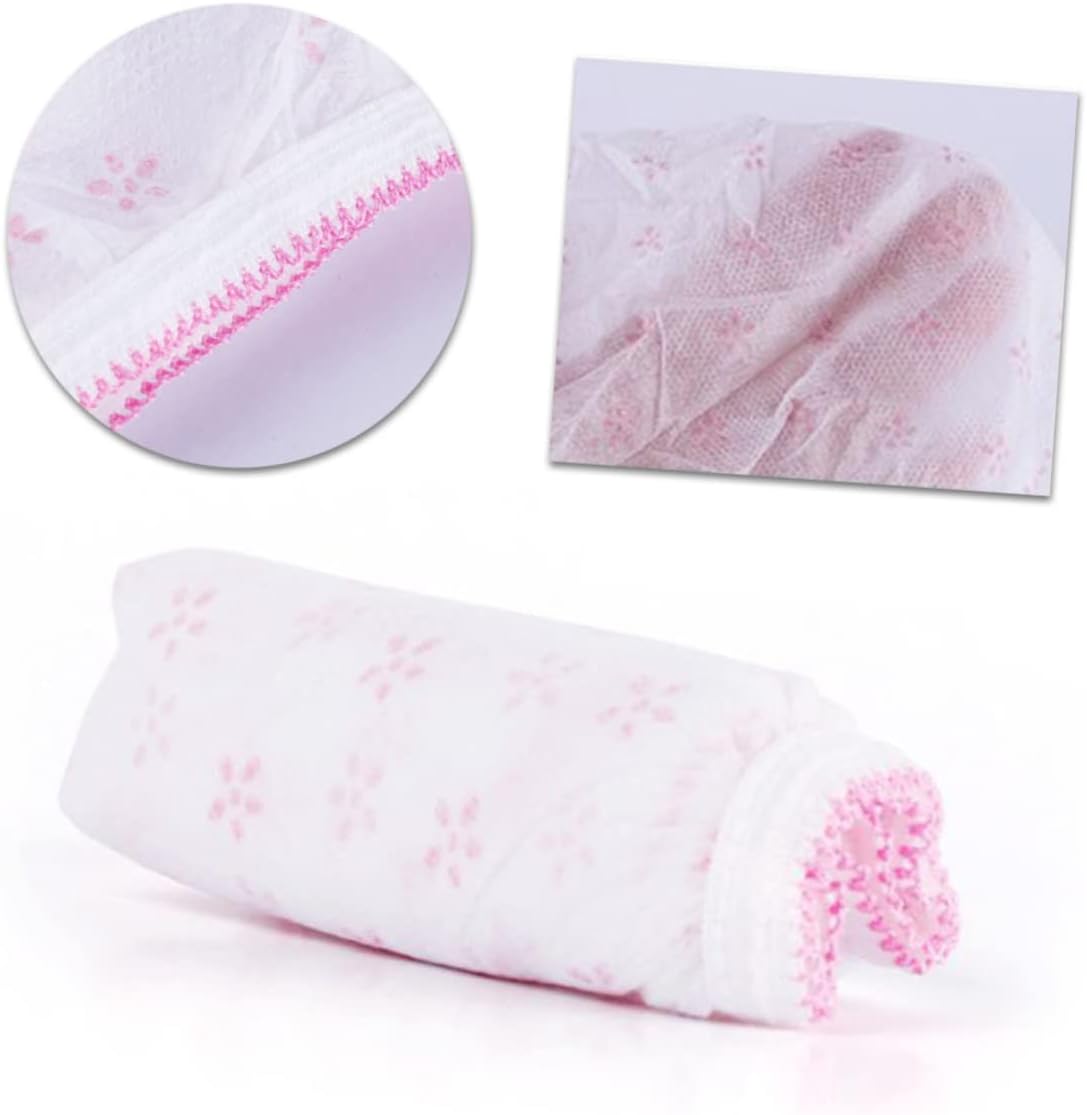 BESPORTBLE 7pcs Disposable Maternity Panties Xl Breathable Seamless Postpartum Underwear Stretchable Lightweight Prenatal Underpants for Pregnant Women and Mothers Mixed Colors