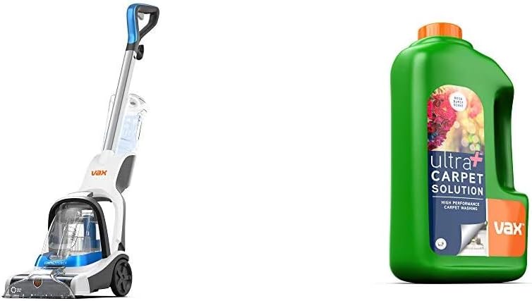 VaxCompact Power Carpet Cleaner & Ultra Plus Carpet Cleaning Solution, 1.5L