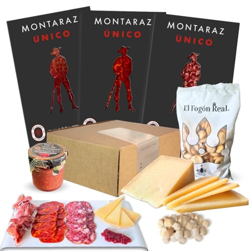 Amaisso® Cesta Gourmet para Regalar - Lote Embutidos - Jamon iberico 100% Bellota, Salchichon y Chorizo - Queso Manchego de Oveja DOP, Mermelada y Pan - Cesta Regalo Gourmet - Regalo Personalizado
