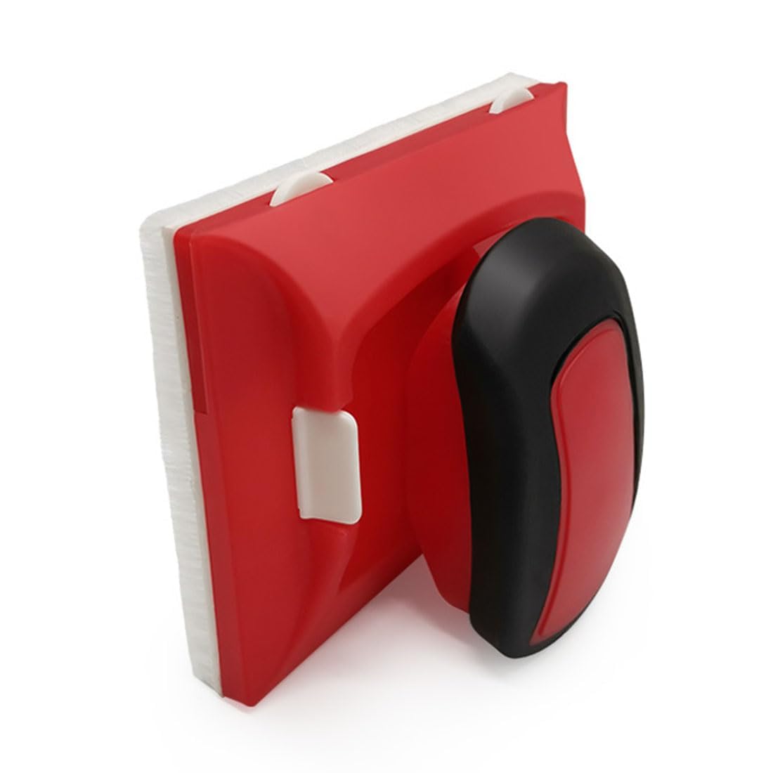 Lawaleishe Red Paint Edger Tool, Multifunctional Edger Paint Pad, Paint Brush Edger, Cutting In Tools For Painting With Hand Rotating Sliding Roller Design For Walls And Ceilings ﻿