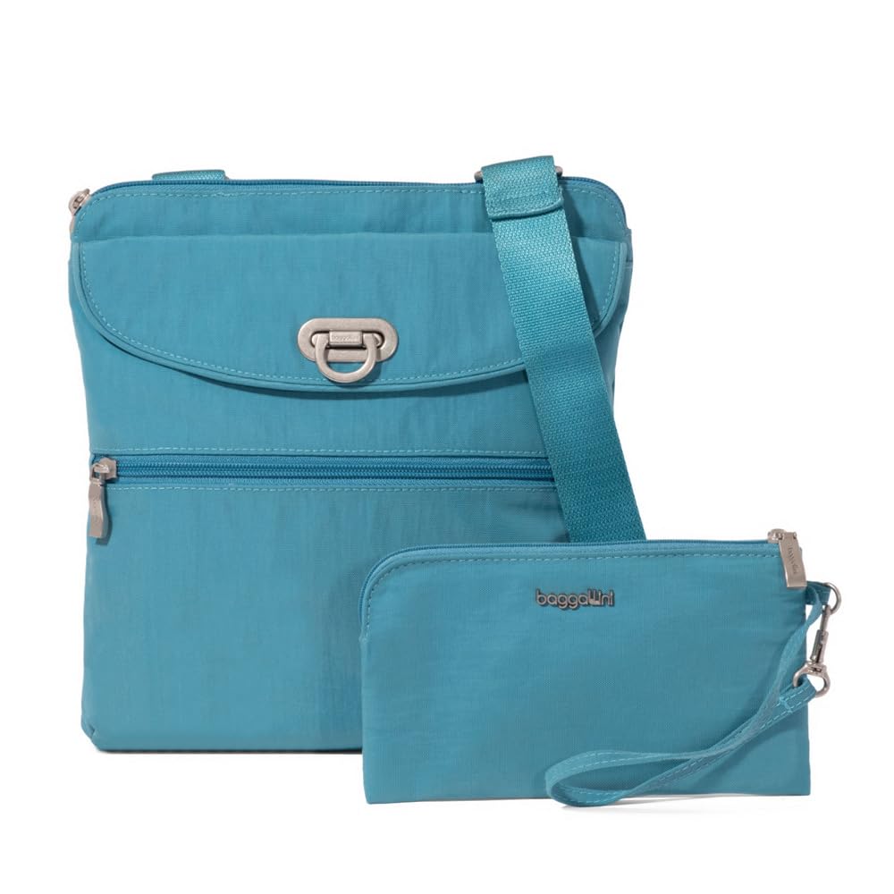 Baggallini Coastal Flip Lock Slim Crossbody