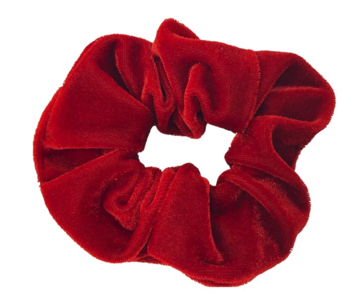 Miniatura 5 de Shimmer Anna Shine Diademas y coleteros de terciopelo rojo para mujeres y niñas, diadema de terciopelo trenzado para mujeres y niñas (diadema