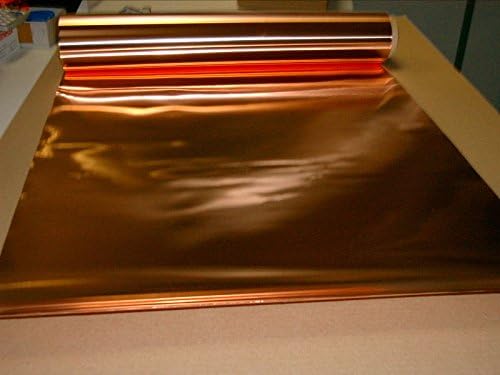 Copper Sheet, 0.1 X 600 Mm, 2 M Roll, Metal Press
