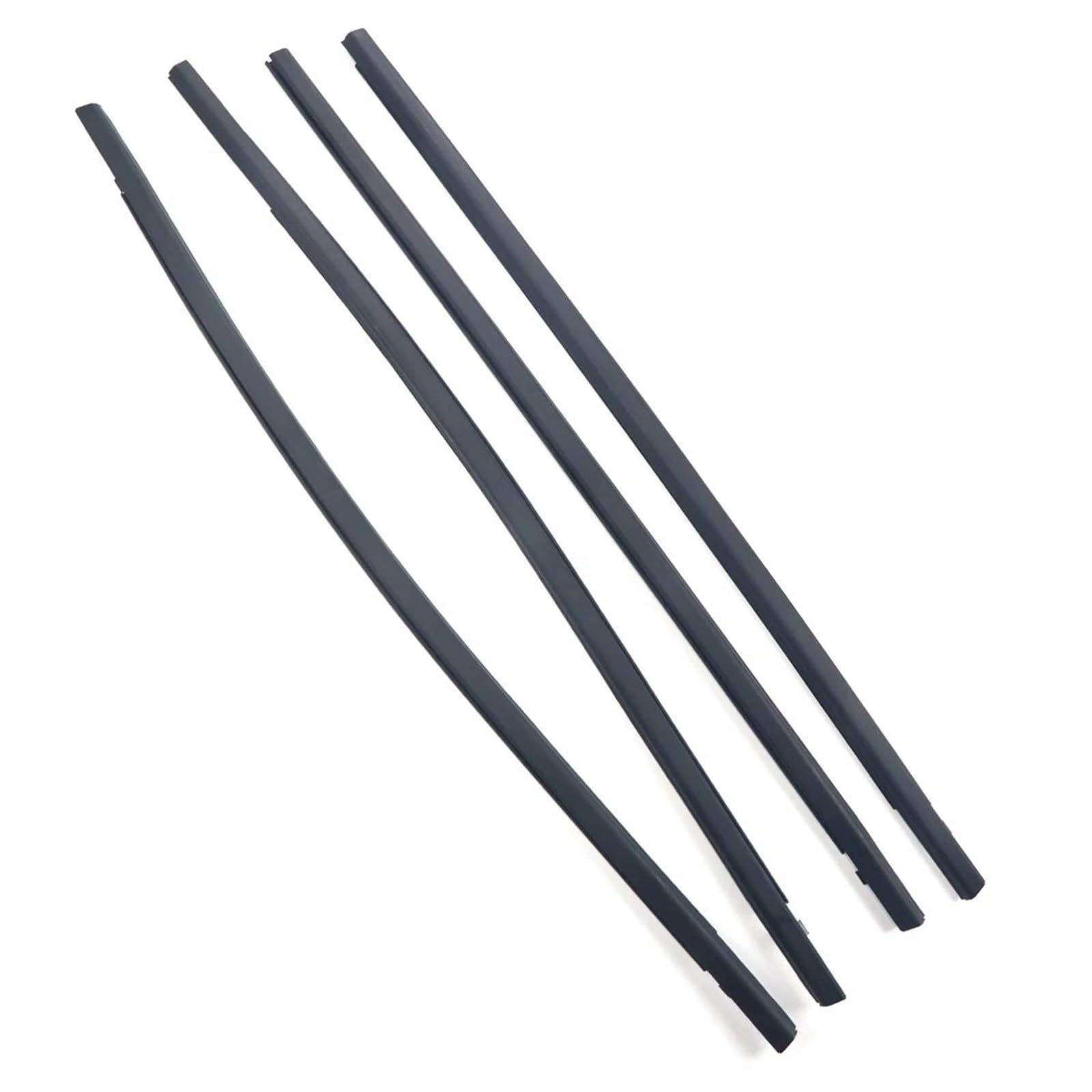One Color Car Window Rubber Seal For Civic Hatchback 2017 2018 2019 2020 2021 Black Window Weatherstrips Moldings Window Weatherstrip
