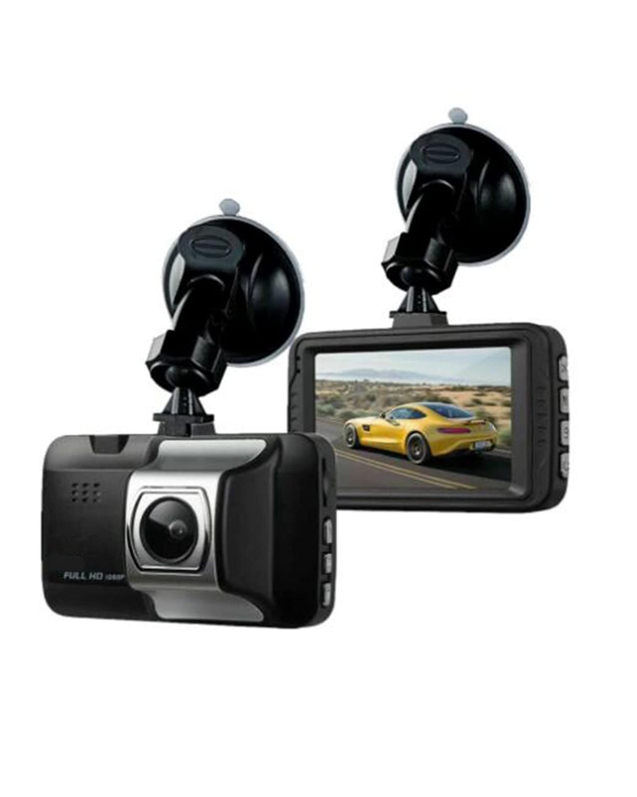 3 "Ekran Rejestrator Jazdy 170 ° Noktowizor w podczerwieni Rejestrator jazdy Kamera samochodowa Samochód DVR Box Ładowarka samochodowa