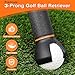 BIRDIEBLAST Golf Ball Retriever Telescopic, with Golf Ball Grabber for End of Putter, 9Ft/12Ft/17Ft/20Ft Professional Stainless Steel Golf Ball Retriever for Water (12Ft)