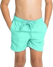 شورت سباحة للاطفال من جرووي - مايوه اطفال سادة جروي أزرق 2 Years سنتان البوليستر