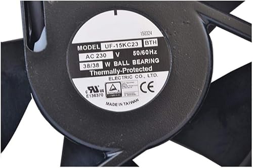 Cooling fan for UF-15KC23 BTH AC230V 38W 172X150X55mm
