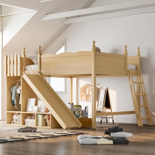 Bellemave Queen Size Loft Bed Assembly View