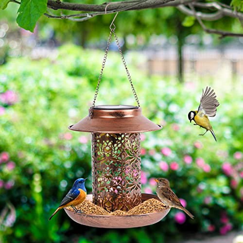 Herefun Solare Mangiatoia Uccelli, Mangiatoia