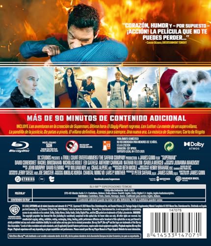 Superman (2025) BD con detalles exclusivos