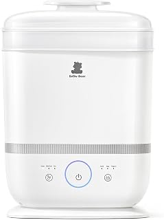 SnowBear 6-in-1 Baby Bottle Sterilizer Dryer with Touchscreen - Extra-Large 13-Bottle Capacity, Steam Sterilize, Dry, Store, Thaw & Heat