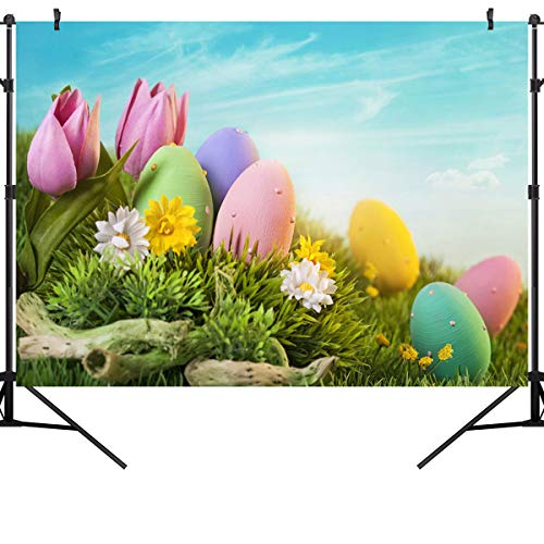 Ouyida 7X5Ft Easter Theme Cp Pictorial Cloth Photography Background Computer-Printed Vinyl Backdrop Et26 #TOP17