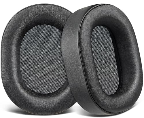SOULWIT Earpads Reemplazo para Corsair HS65/HS55 Surround Wired, HS55 Surround V2, HS 65/HS 55 Wireless Core Gaming Headset, Almohadillas para Auriculares con Cuero Proteico Suave y Espuma de Alta Densidad - Negro miniatura 1