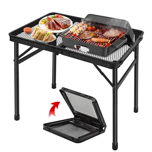 jkwokback Grill Table Camping Table