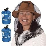 EVEN NATURALS Premium Mosquito Head Net - Ultra Large and Long, Extra Fine Holes, Mesh (39 * 26 * 25 inch)