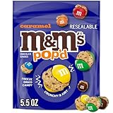 M&M'S Pop'd Caramel Chocolate Crunchy Freeze-Dried Candy 5.5 Oz Resealable Bag
