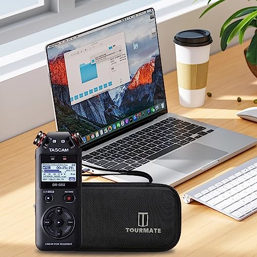Image of Tourmate Hard Case for DR-05 /DR-05X /DR-05XP Stereo Handheld Digital Audio Recorder - Travel Box for Xvive XV1-R Recorder(Only Case)