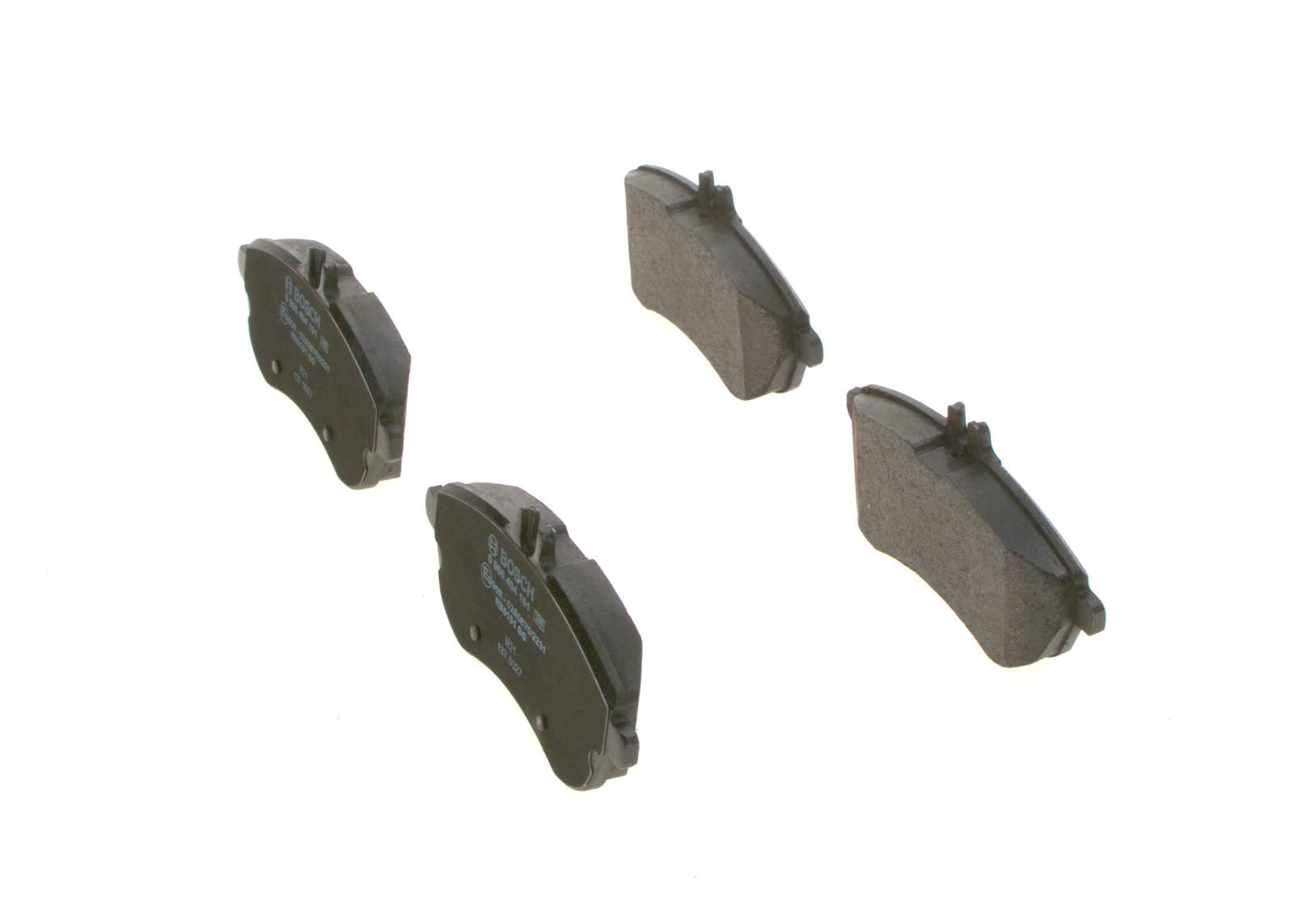 Bosch BP1072 - Plaquettes de Frein Avant pour Voiture - Jeu de 4 | Qualité Bosch - Réduction du Bruit et de la Poussière - Certifié ECE-R90 - Sans Cuivre