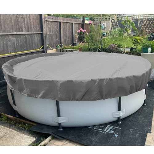 Cubierta Redonda para Piscinas de 14ft Resistente y UV miniatura 2