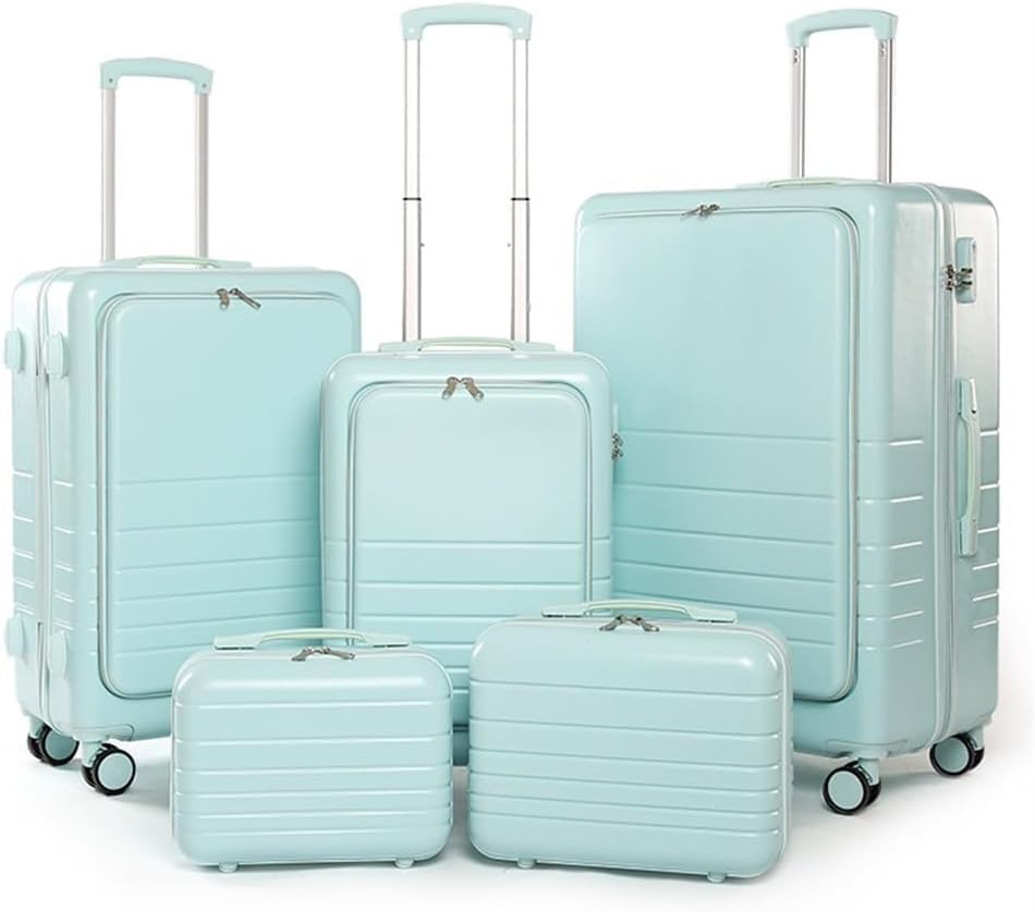 2 Piece Luggage Sets Hardside Suitcase with Spinner Wheels Durable Travel Luggage Carry On ABS+PC Spinner Trolley2