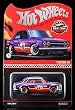 Hot Wheels RLC '71 Datsun 510, Spectraflame Purple, 1:64 Scale Die-Cast Metal Car with Opening Hood, Real Riders Gold Wheels, Exclusive Collectible