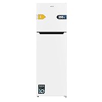 Cecotec Frigorifero Combinato 250L Bolero CoolMarket Combi 250 WD Vetro Nero D. Compressore