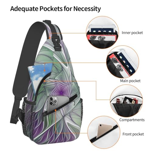 Bolso cruzado tipo mochila para senderismo y viaje miniatura 4
