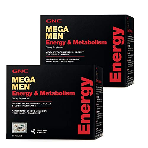 GNC Mega Men Energy & Metabolism Vitapak Program - Twin Pack