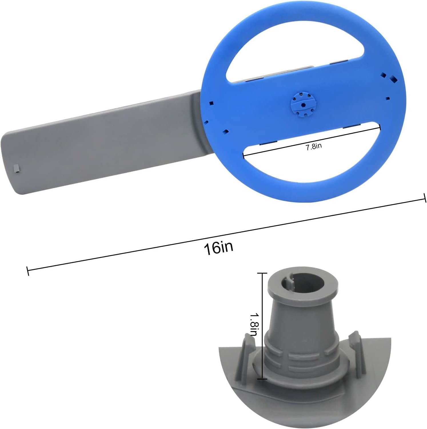 Upgraded 5304507158 Dishwashers Lower Wash Arm Assembly for AP6036393, PS11770610, EAP11770610, A006575 PRT, 154821902, 5304496935, 154821903