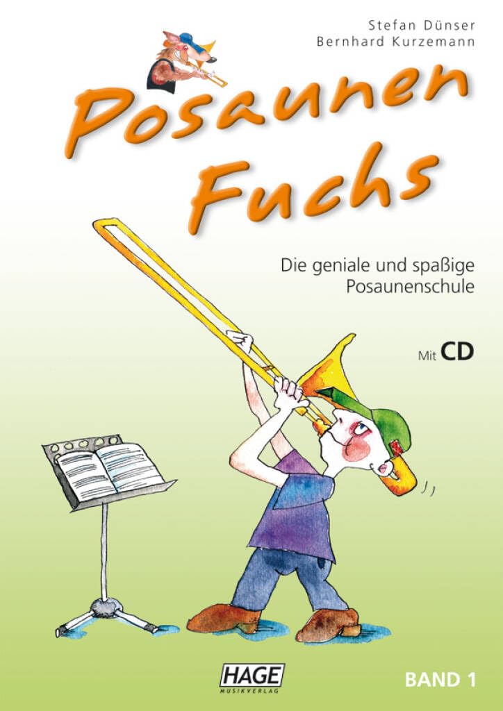 Posaunen Fuchs Band 1 und Spielbuch (EH3811, EH3810, 9783866260818, 9783866264021) + Poliertuch aus Mikrofaser (Starterset)
