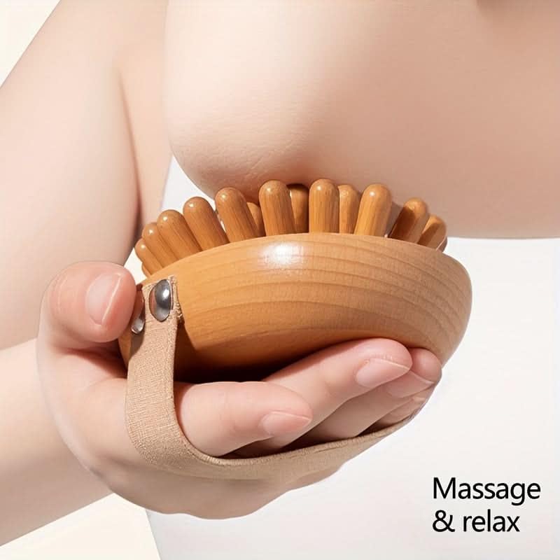 CHROES Manual Wooden Meridian Massage Brush
