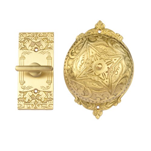 Adonai Hardware Belshazzar Brass Manual Door Bell
