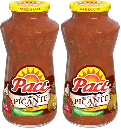 Image of Pace Medium Picante Sauce, 24 oz Jar (Pack of 2)