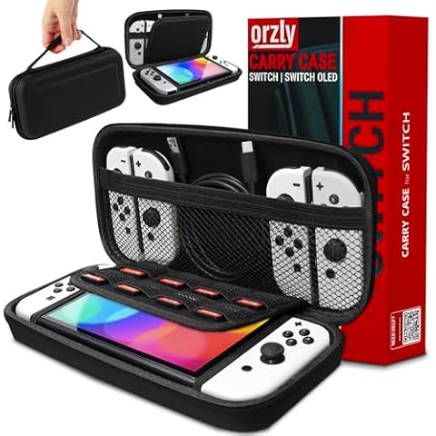 Orzly Carry Case for Nintendo Switch OLED Cover